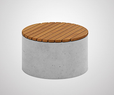 Скамья бетонная С-145