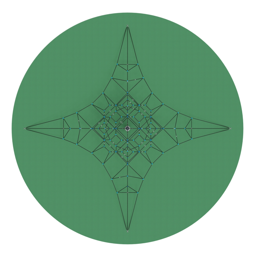 Лаз-сетка Пирамида (на резиновое покрытие) СК 2.05.07-РК