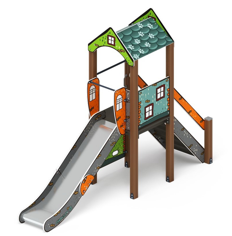 ИГРАЙТЕ С НАМИ (Город) детский игровой комплекс ДИК 2.01.1.01-01 (H=1200)