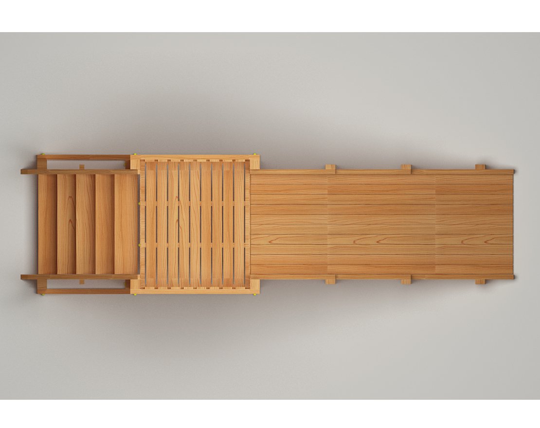 Зимняя горка ЗИМА WOOD-2 Савушка (скат 3 м)