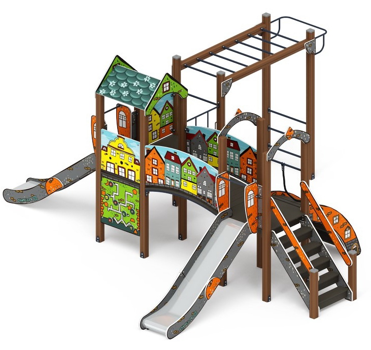 РАДА (Город) детский игровой комплекс ДИК 2.01.2.08-31 (Н=1200)