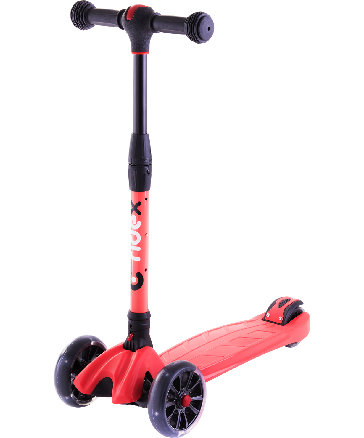 Самокат 3-колесный Stark 3D, 135/90 мм, красный