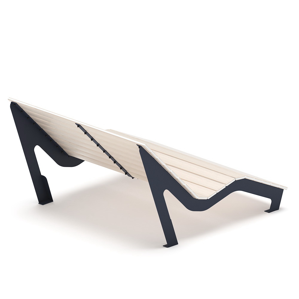 Шезлонг парковый (Светлый дуб) МФ 42.03.01-21