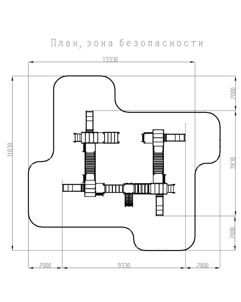 В ГОСТЯХ У СКАЗКИ детский игровой комплекс ДИК 1.05.01-30 (H=900)
