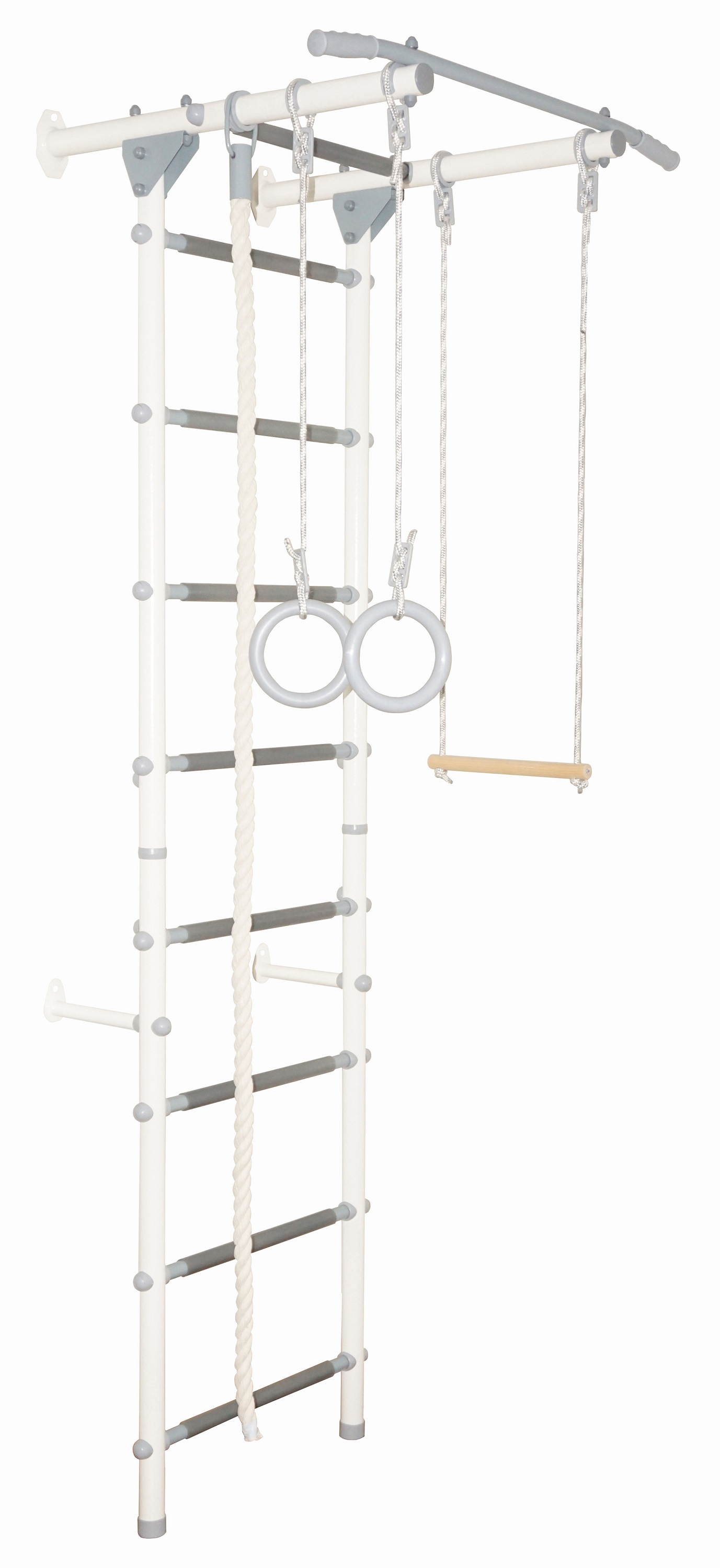 Детский спортивный комплекс ЮНЫЙ АТЛЕТ модель Пристенный-Лайт пастель