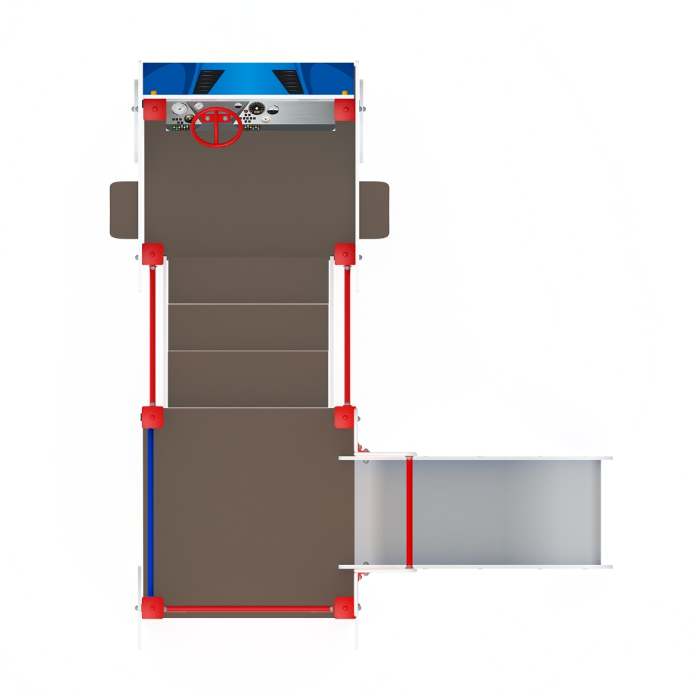 ГРУЗОВИЧОК детский игровой комплекс ДИК 1.03.2.02 (H=750)