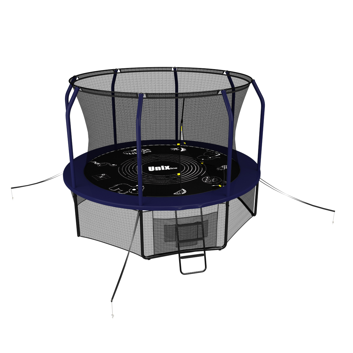 Батут UNIX line SUPREME GAME 10 ft + Basketball