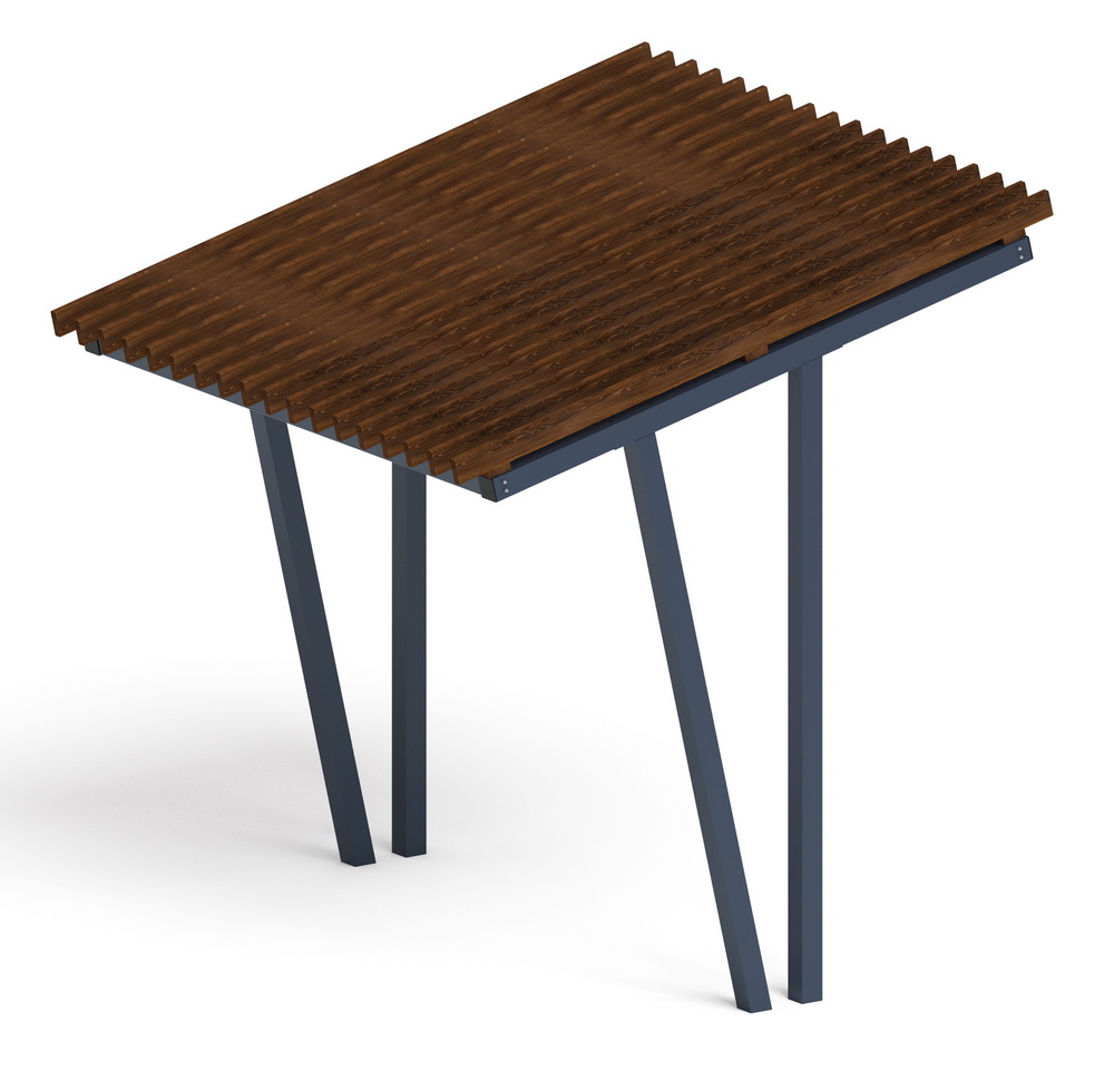 Пергола Тент (наклонная) МФ 77.03.01-01 /без поликарбоната/