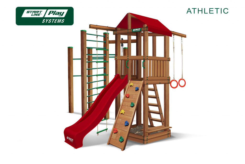 Детская площадка ATHLETIC премиум Кедр slp systems
