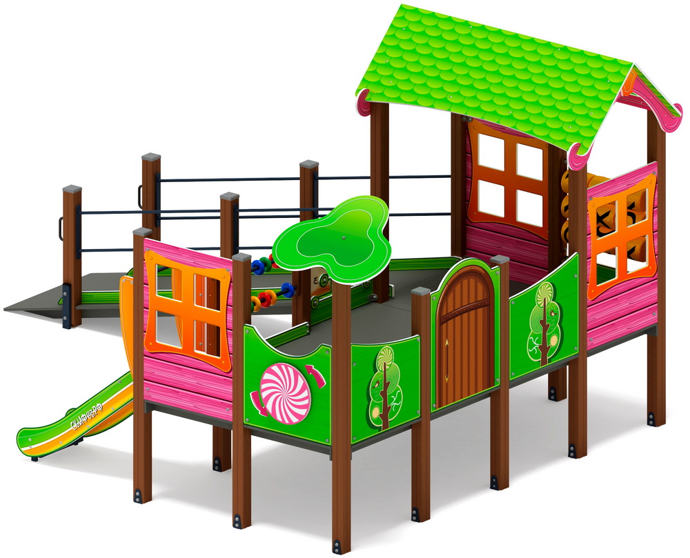 Детский игровой комплекс Забота ЛУКОМОРЬЕ ДОВ 20.25.01