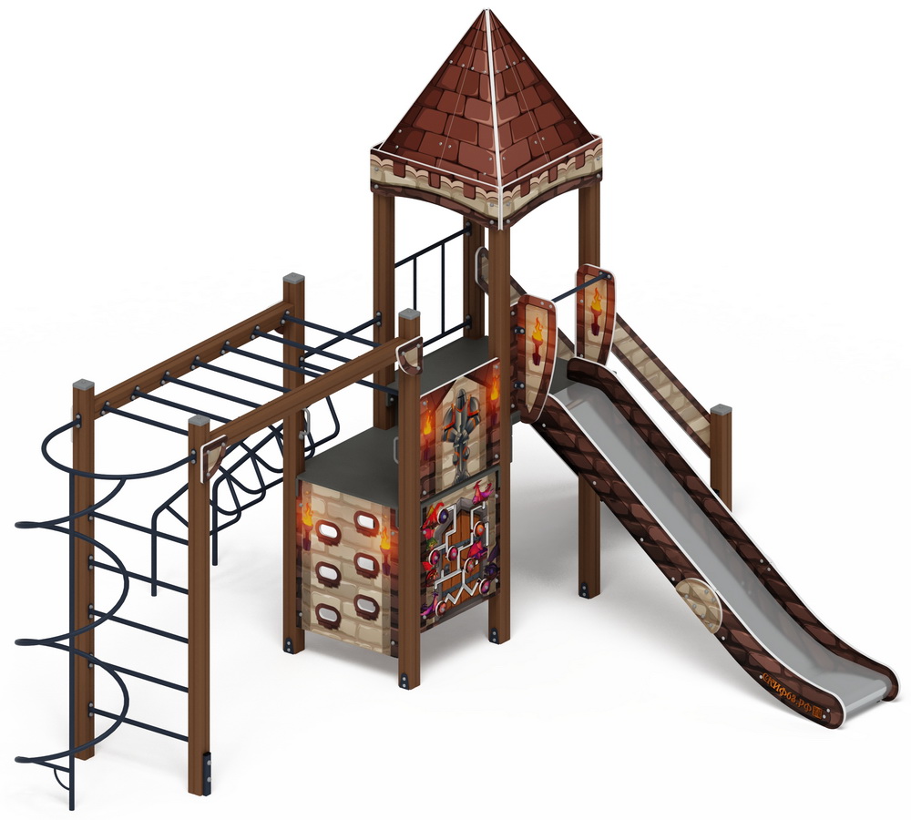 ЗАМОК детский игровой комплекс ДИК 2.18.03-02 (H=1500)
