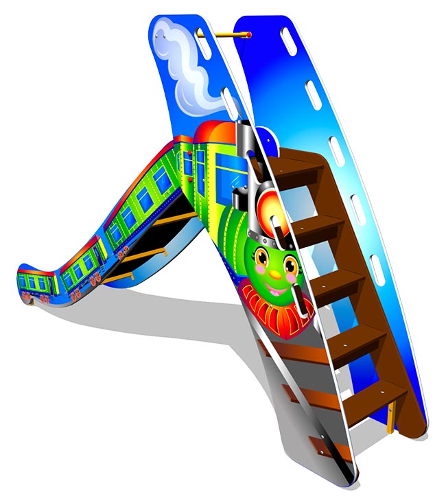 Горка детская ZION Поезд (Г040)