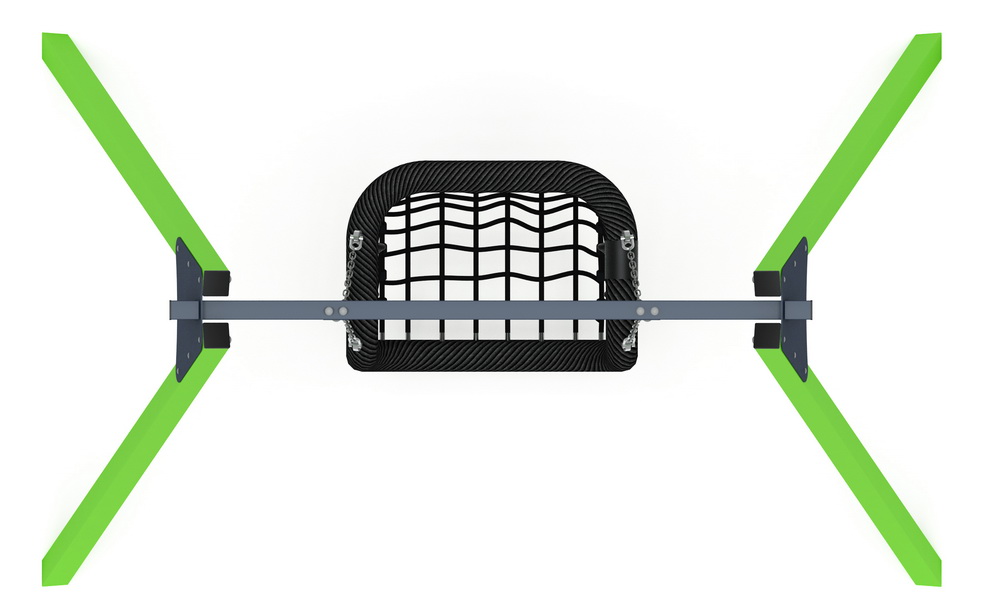 Качели М1 металл ИО 11.М.08.01-02 (зеленый)