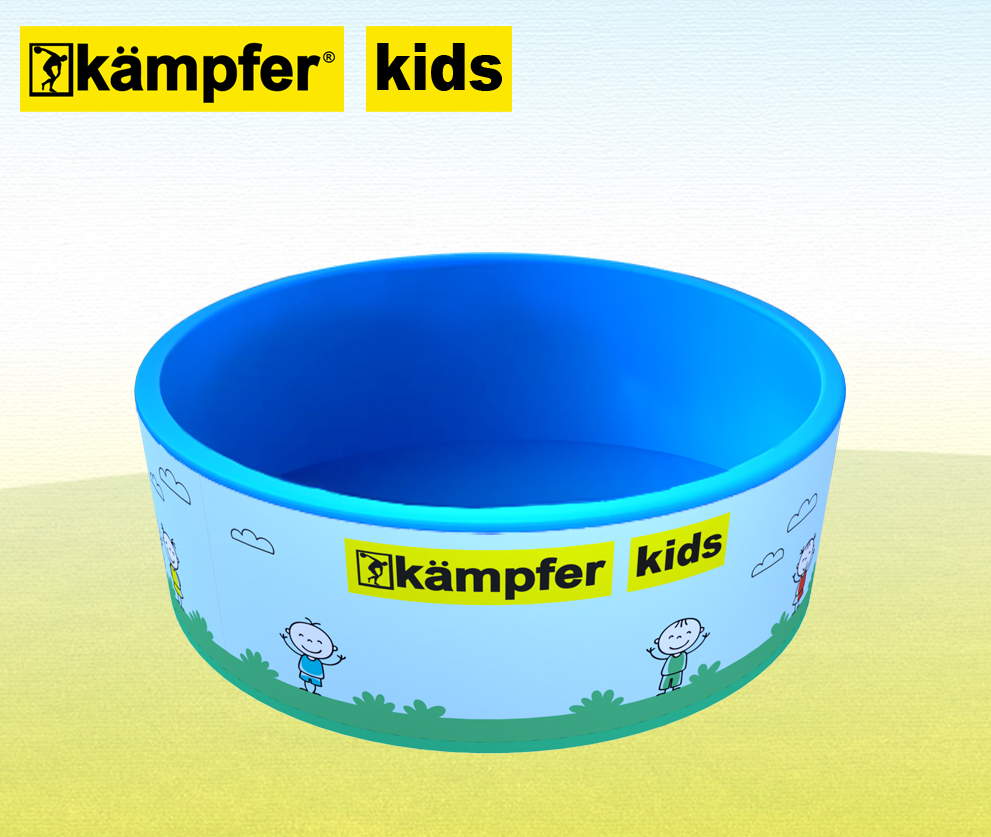 Сухой бассейн Kampfer Kids (голубой + 100 шаров)