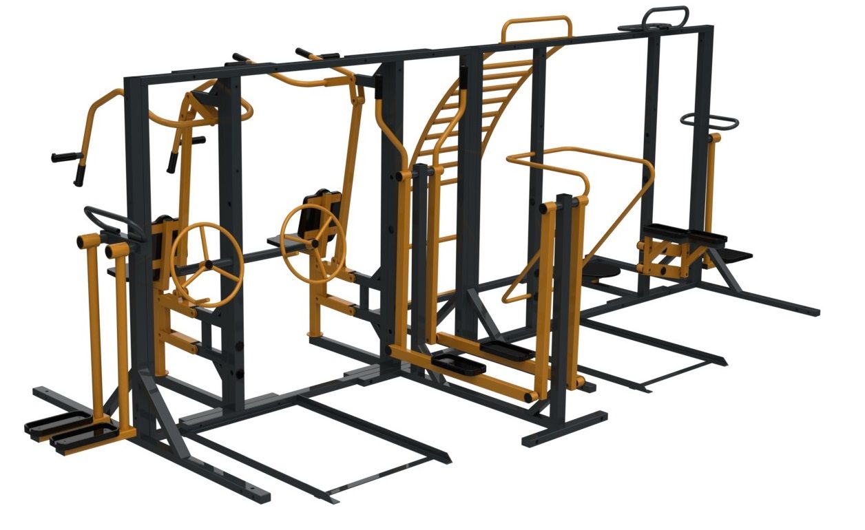 Комплекс с уличными тренажерами УТИ1 Air Gym YTR001