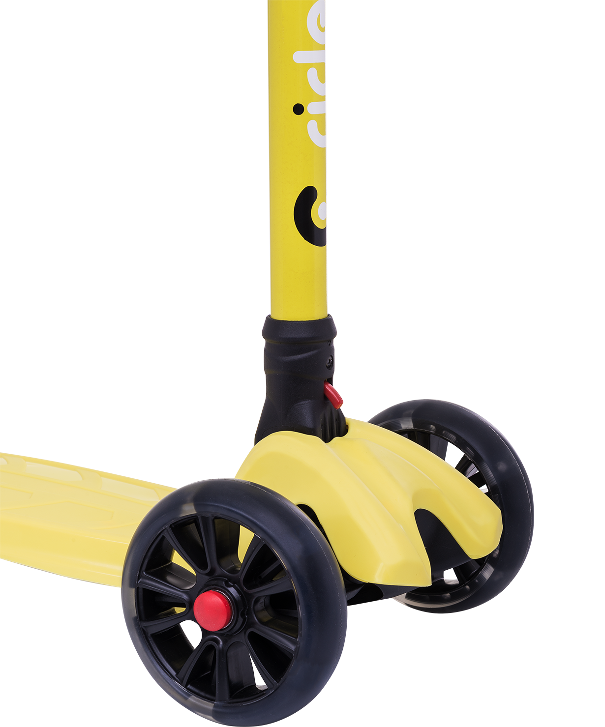 Самокат 3-колесный Stark 3D, 135/90 мм, желтый