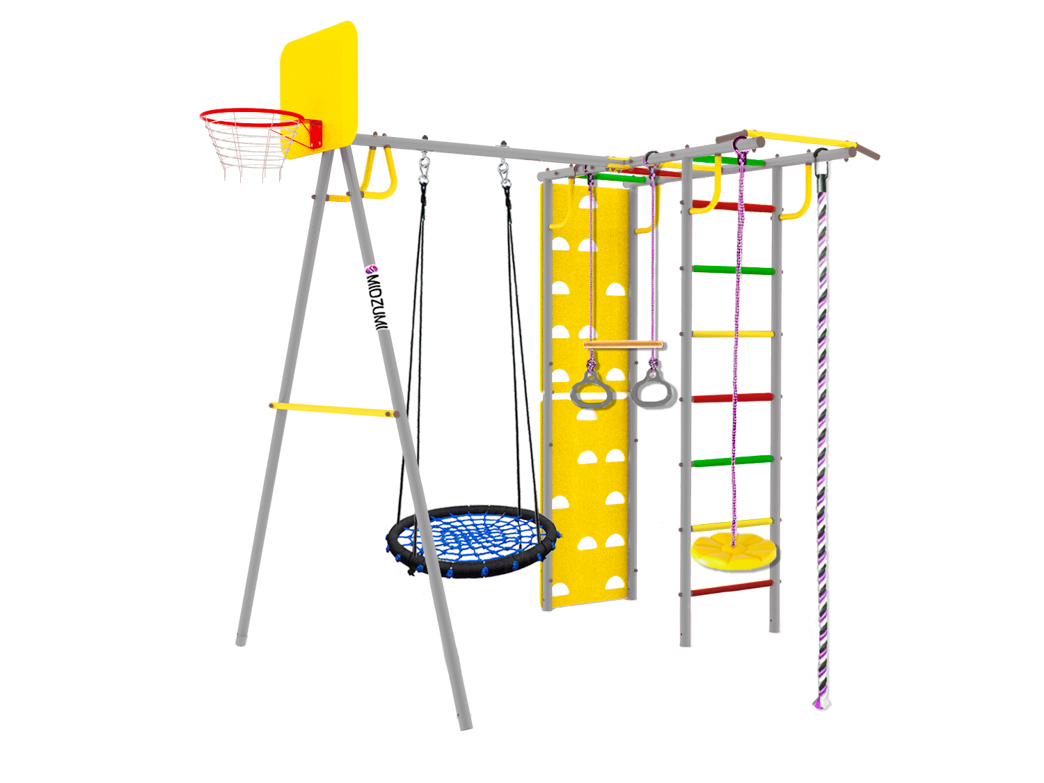 Спортивно-игровой комплекс Midzumi Rainbow Large L (гнездо среднее синее)