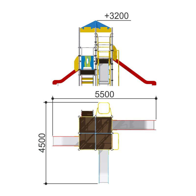 Детская площадка Форт «Romana 101.36.00»