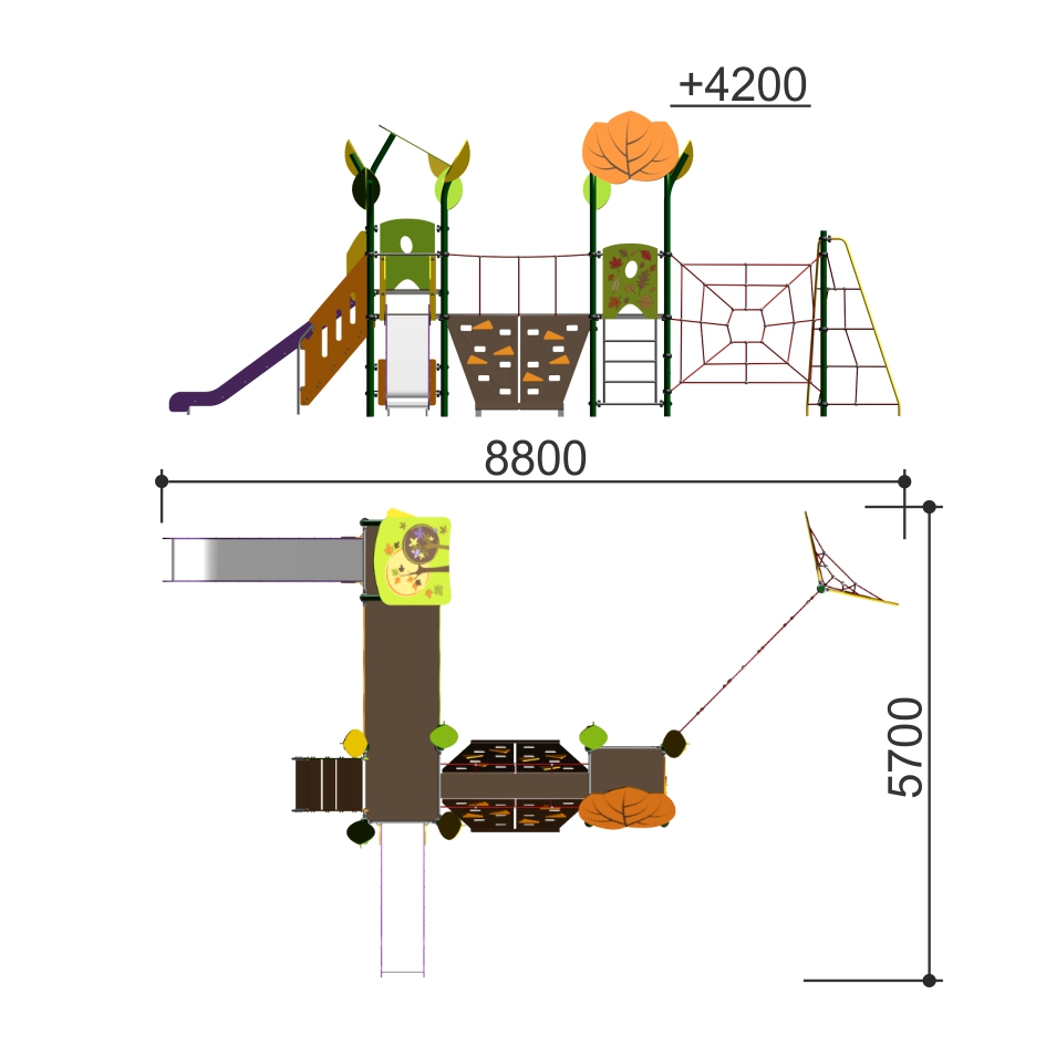 Игровой комплекс Осень «Romana 101.62.00»