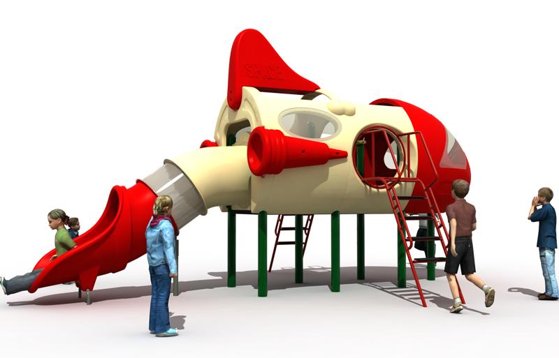 Детская игровая площадка Air-Gym Play Ракета Союз WD-FJ011, серия Авиация