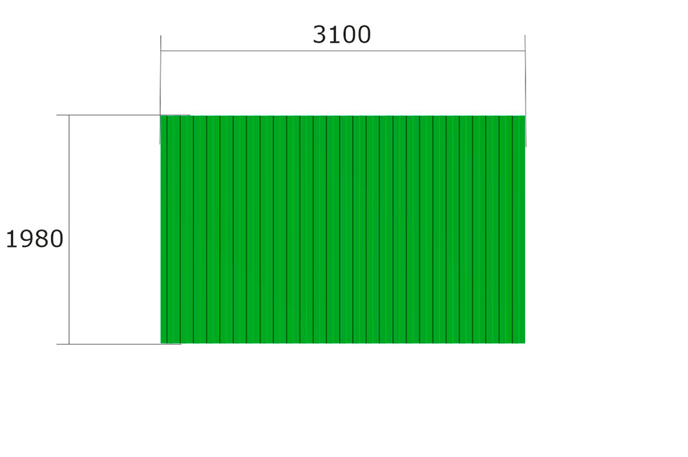 Ограждение мусоросборника ZION 2П (Б047)