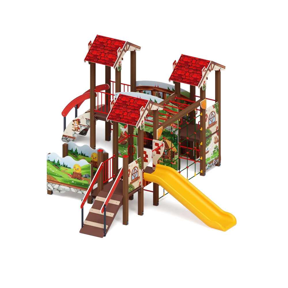 В ГОСТЯХ У СКАЗКИ детский игровой комплекс ДИК 1.05.01-27 (H=900)