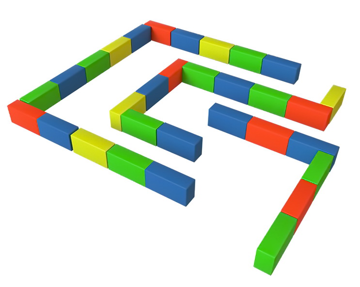 Развивающий мягкий модуль ЛАБИРИНТ (мини) Romana (ДМФ-МК-30.96.04)