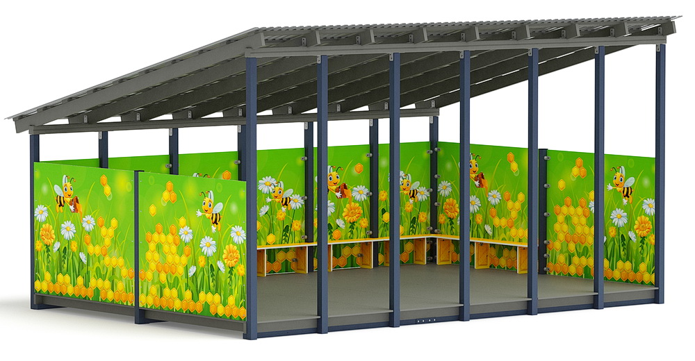 Теневой навес (Пчёлка) МФ 71.6.4-05