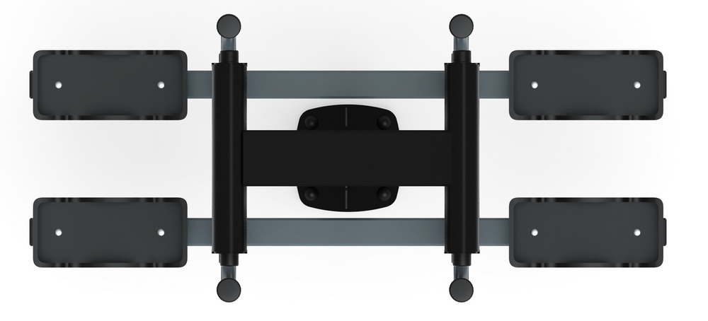 Тренажер уличный ДВОЙНЫЕ ЛЫЖИ (серый) СТ 009-13