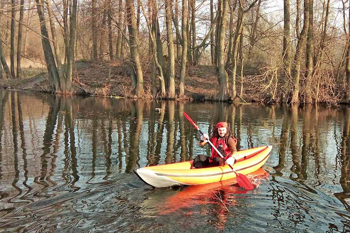 Весло для пакрафта пятисекционное RST Эко
