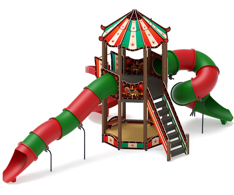 КАРНАВАЛ детский игровой комплекс ДИК 2.22.01-01 (H=2000)