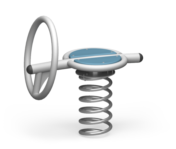 Качалка на пружине для детской площадки За рулем КБ-91