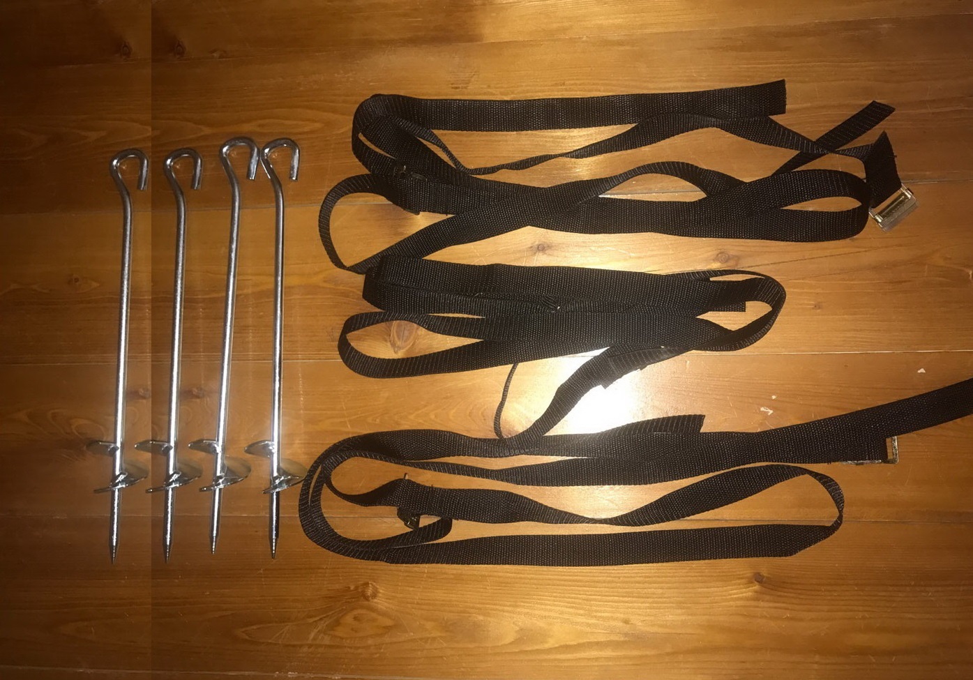 Крепления к земле для батутов BabyGrad (анкер+ стяжка)