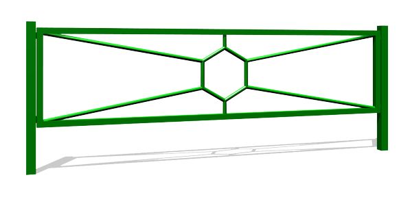 Газонное ограждение ZION ОГ-09 (ОГ009)