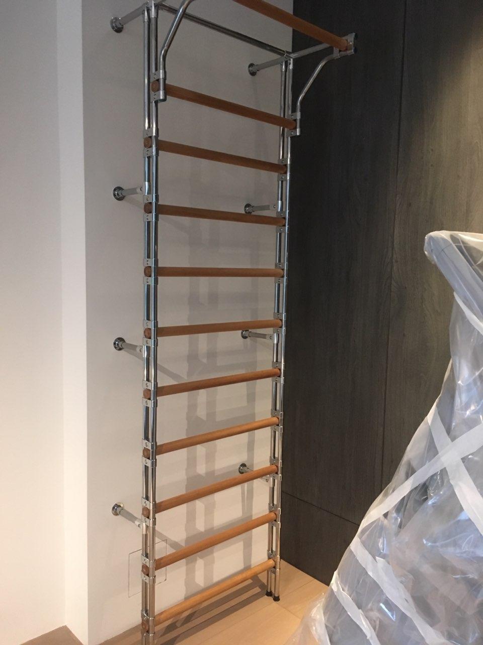 Комбинированная шведская стенка КОМБИ (Хром-бук)