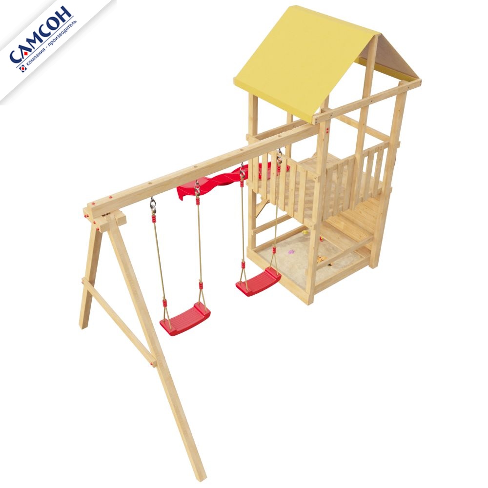 Детская деревянная игровая площадка ЭЛЕМЕНТ 6 Самсон