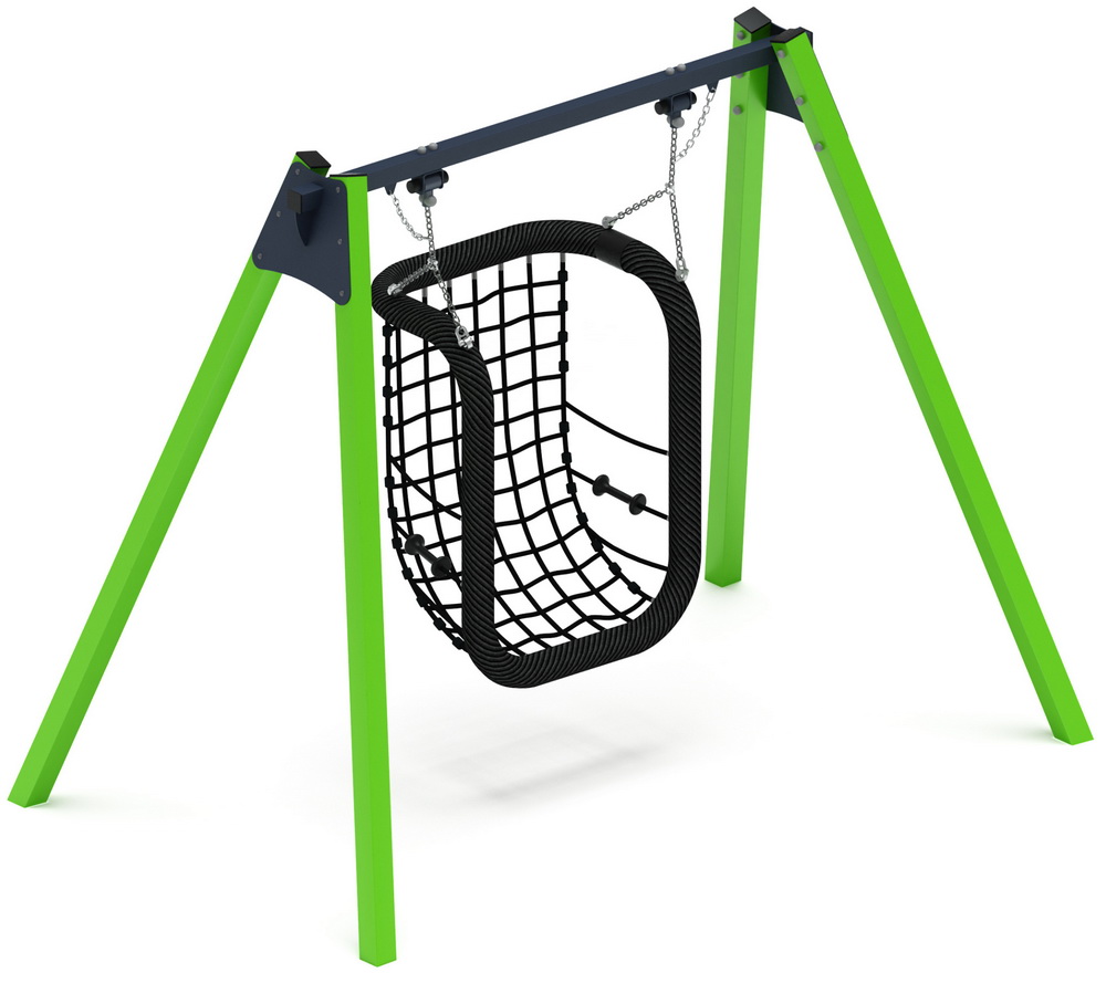 Качели М1 металл ИО 11.М.08.01-02 (зеленый)
