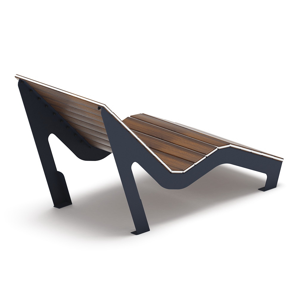 Шезлонг парковый (Темный дуб) МФ 42.03.01-10