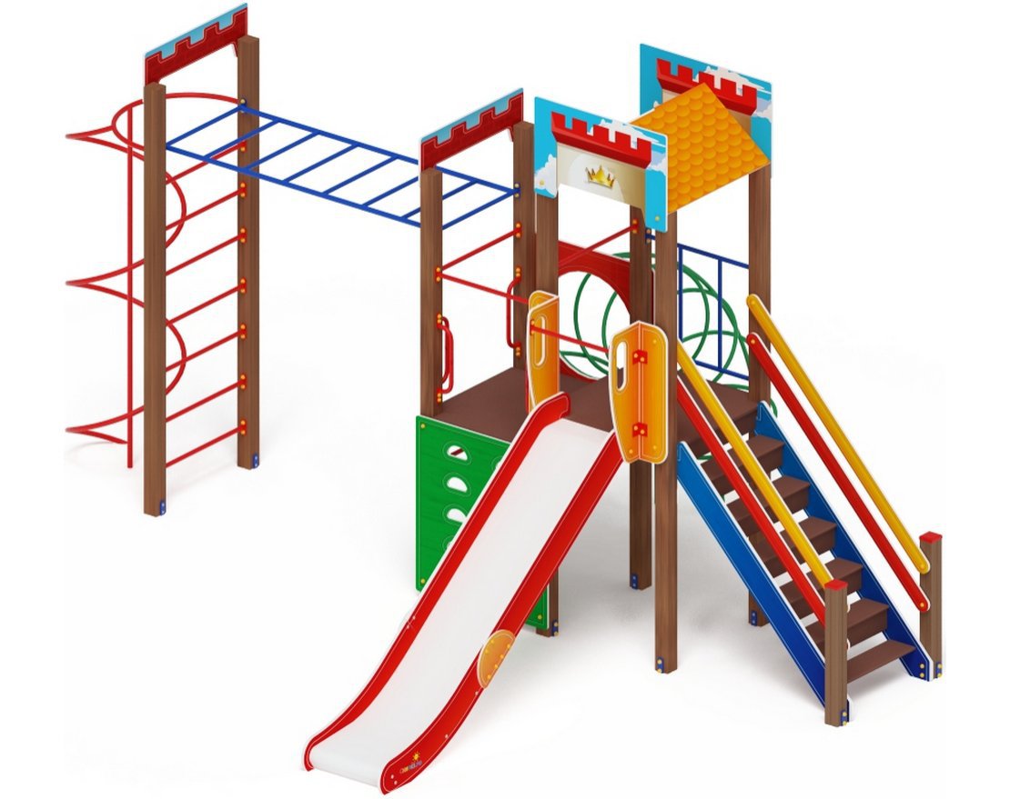 ЗАМОК детский игровой комплекс ДИК 2.18.03-01 (H=1500)