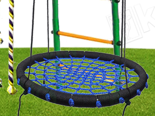 Спортивно-игровой комплекс Kampfer Kindisch (Гнездо среднее синее)