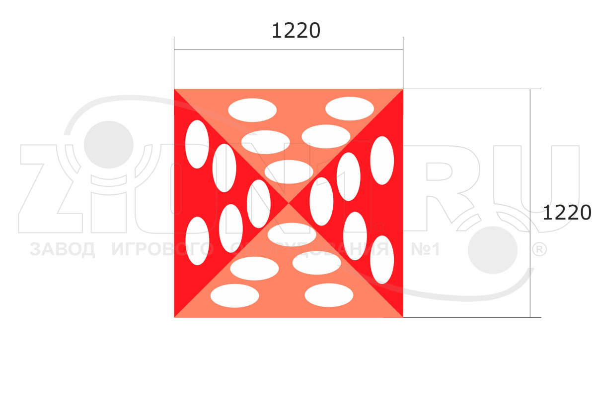 Грибок для песочницы ZION Мухомор (П009)