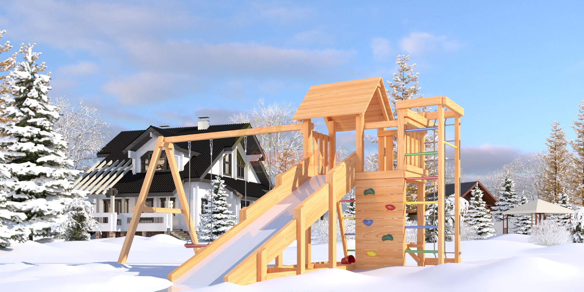 Детская площадка Савушка 4 сезона - Мастер 10