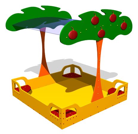 Детская песочница ZION Яблоня (П035)