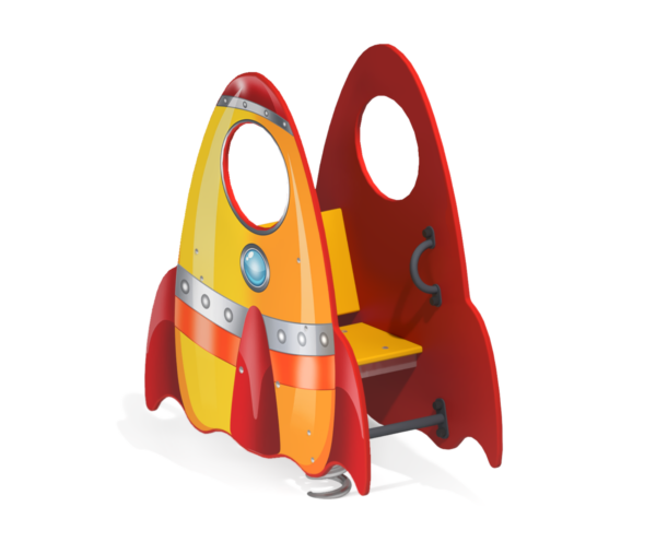 Качалка на пружине для детской площадке Ракета КБ-47