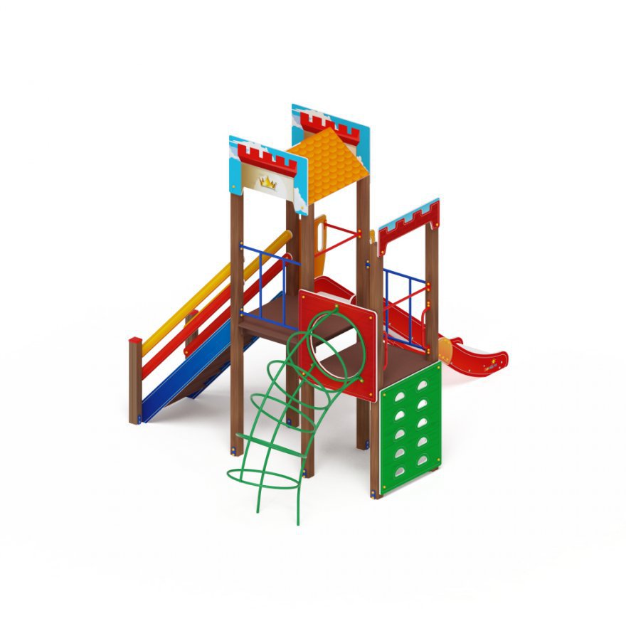 ЗАМОК детский игровой комплекс ДИК 2.18.04-01 (H=1500)