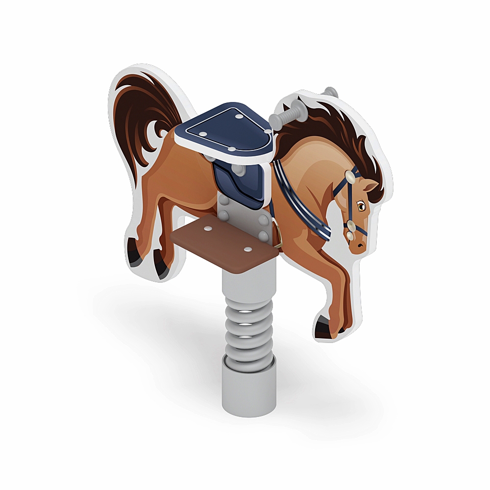 ЛОШАДКА 3 качалка на пружине ИО 22.01.13-01