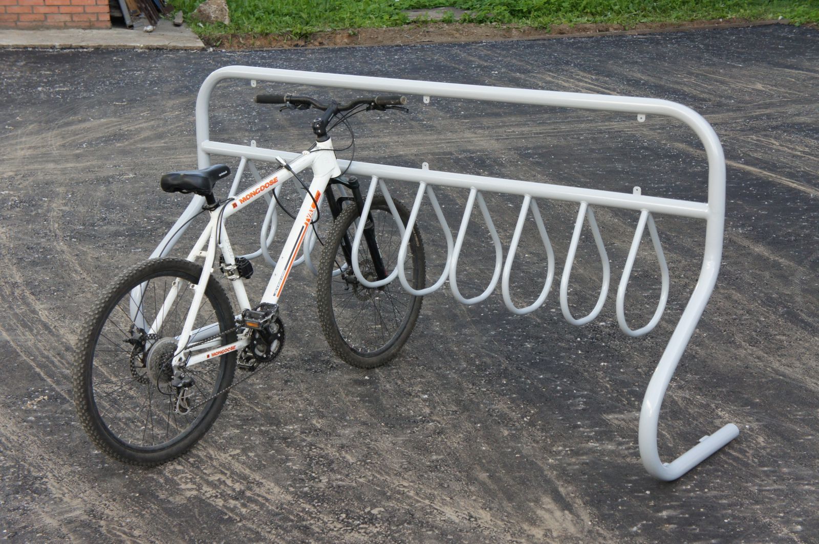 Парковка для велосипедов рекламная Air Gym ВП 8-10 мест VP8