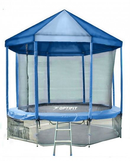 БАТУТ OPTIFIT LIKE BLUE 16FT С КРЫШЕЙ