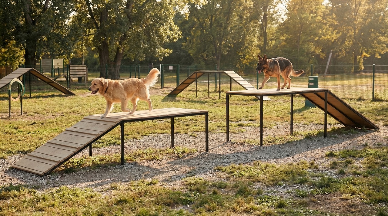 Трамплин разноуровневый для собак Air Gym ADG1