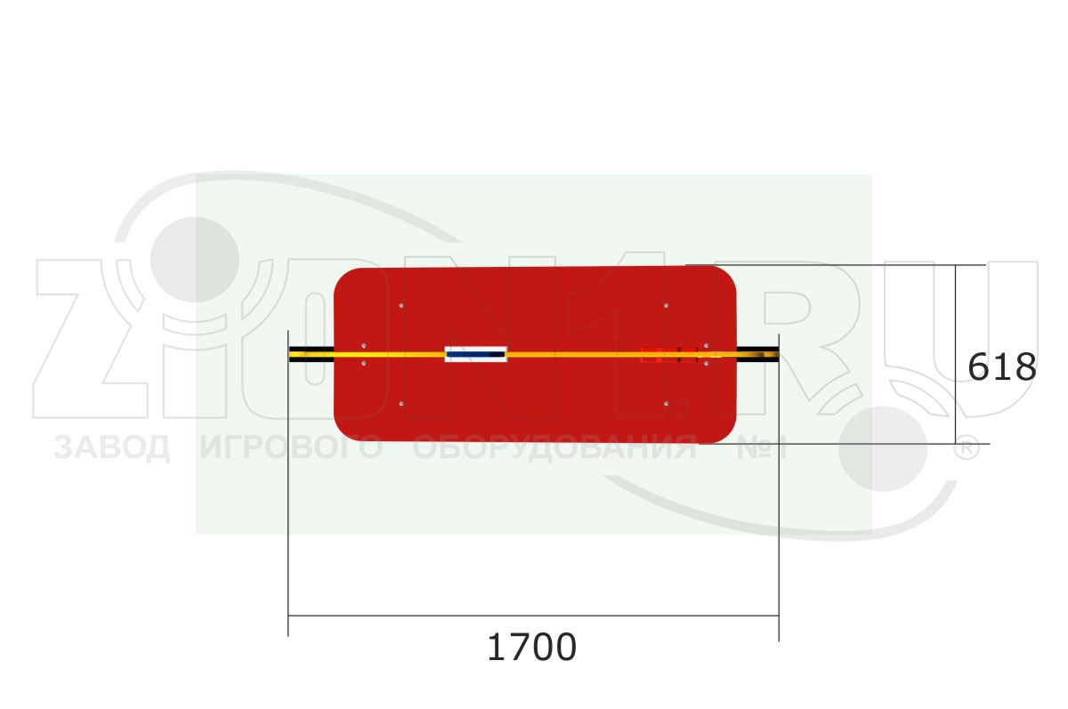 Скамейка детская ZION Скорая помощь (СП208)